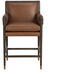 Mauti 38.75 inch Brown / Shalimar Tobacco Leather Counter Stool